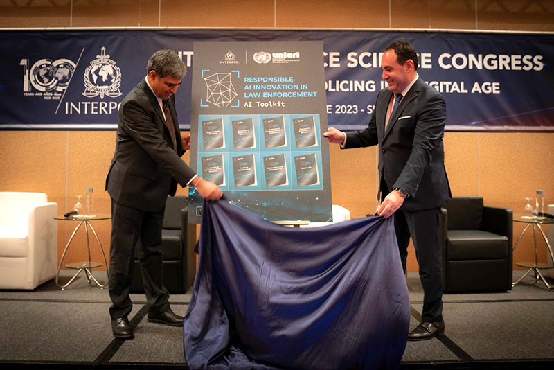 INTERPOL and UNICRI launch the Toolkit for Responsible AI Innovation in Law Enforcement in Singapore, a set of seven practical resources and guidance documents applicable across the AI lifecycle