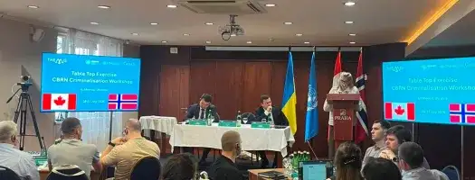 Ukraine Strengthens Capacity to Investigate and Prosecute CBRN Crimes Through THEMIS Tabletop Exercise in Uzhhorod